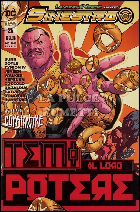 LANTERNA VERDE PRESENTA - SINESTRO # 25